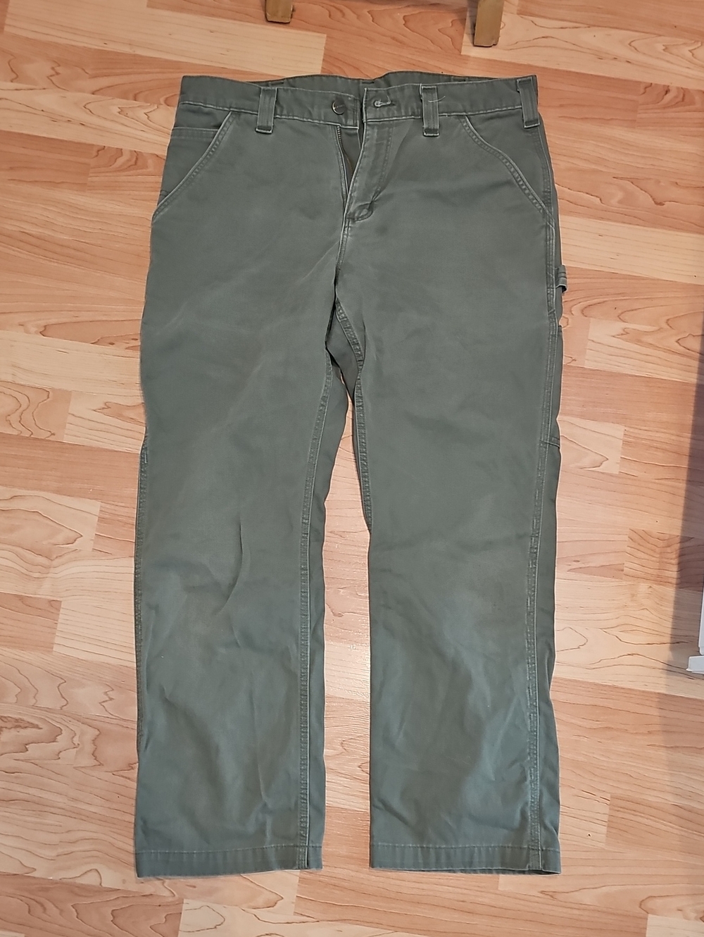 Carhartt Men's Olive Green Work Pants